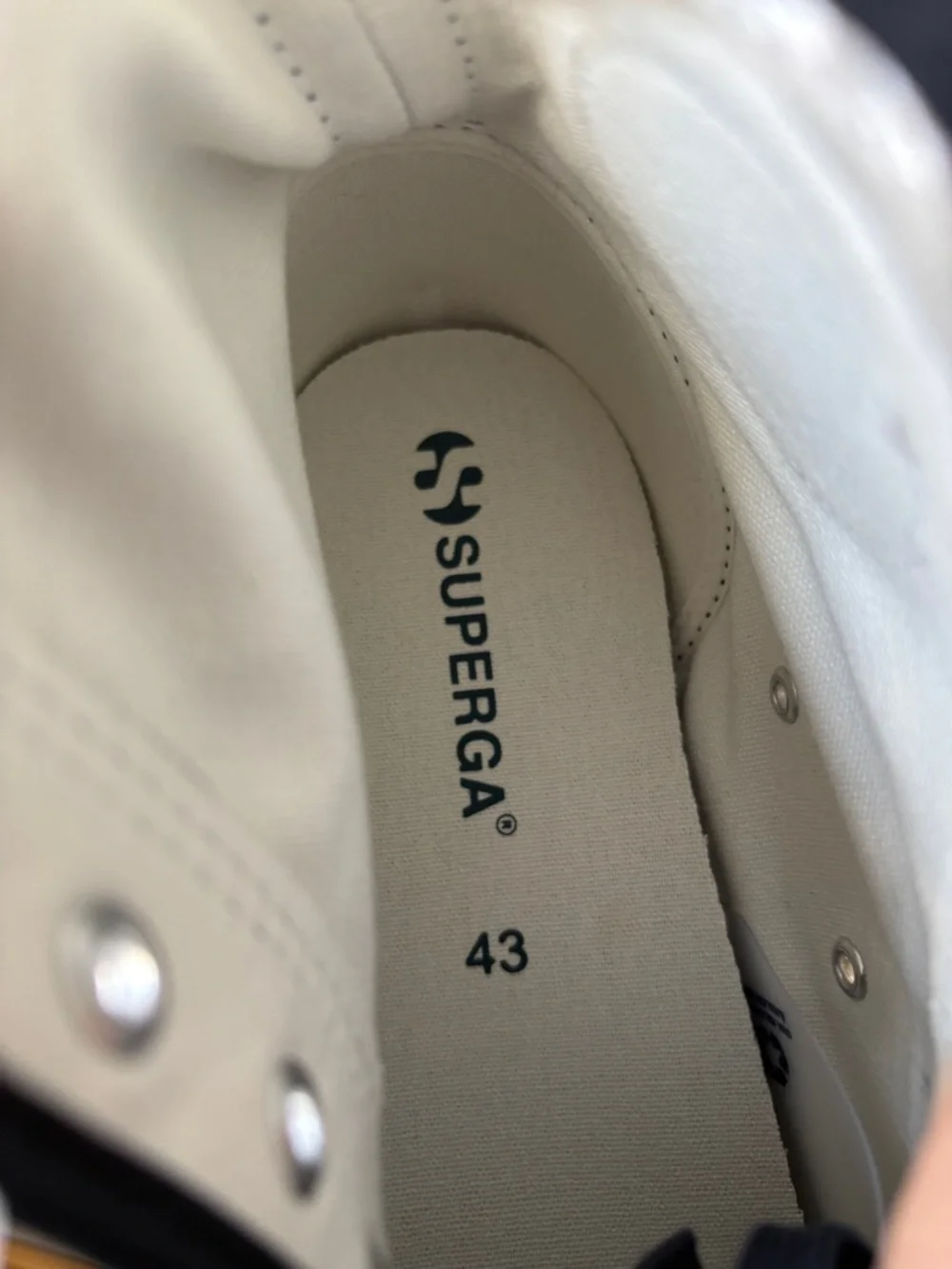 Superga 3192 Campionato Basket sneakers in blue, size 10 M